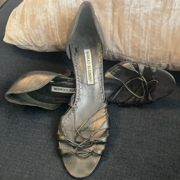 Manolo Blahnik Strappy Heel - Picture 2 of 12